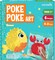 Poke Poke Art Ocean Theme Craft Kit – Mess-Free Fabric Mosaic Activity Set with Foam Animal Boards & 1200+ Pieces for Kids Ages 4–8 Educational DIY Creative Craft Gift
